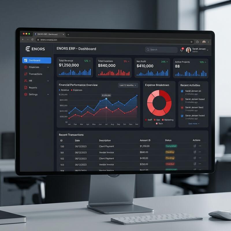 ENORS ERP - Gestión Empresarial